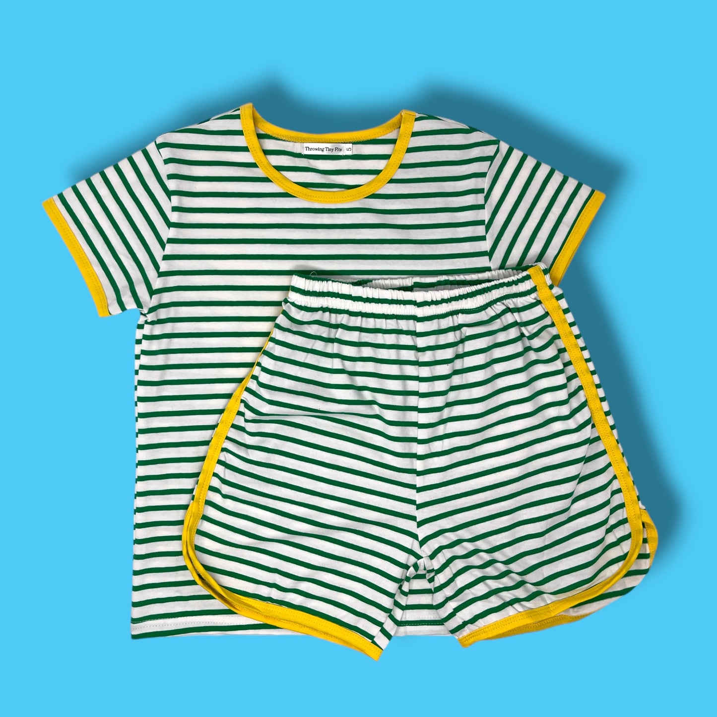 Stripe short set