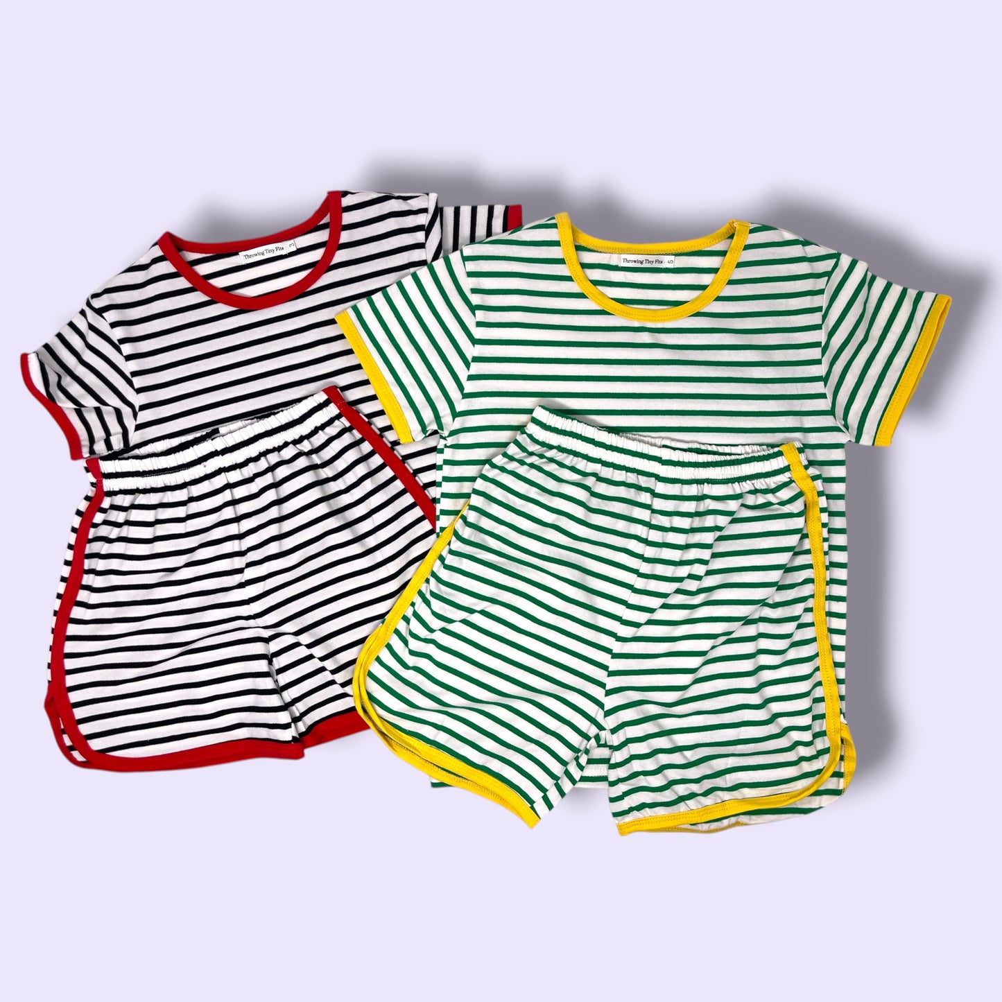 Stripe short set