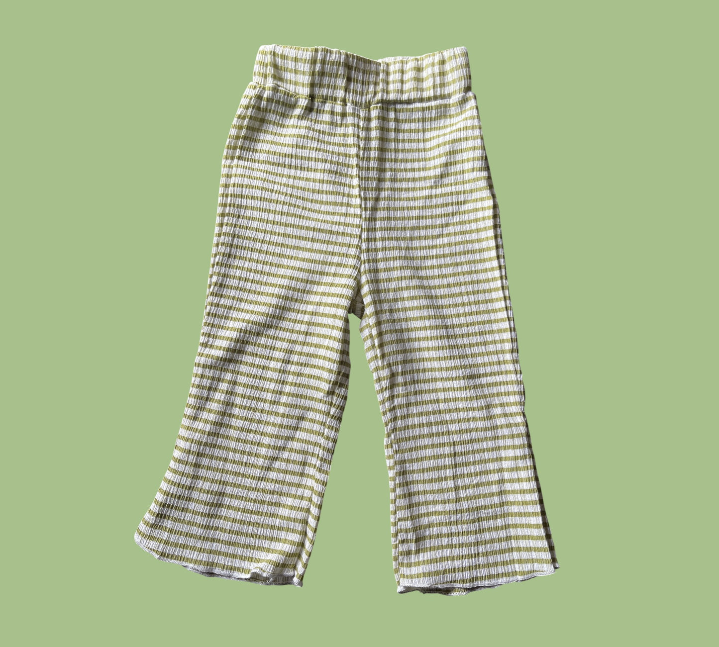 Green Black Pants